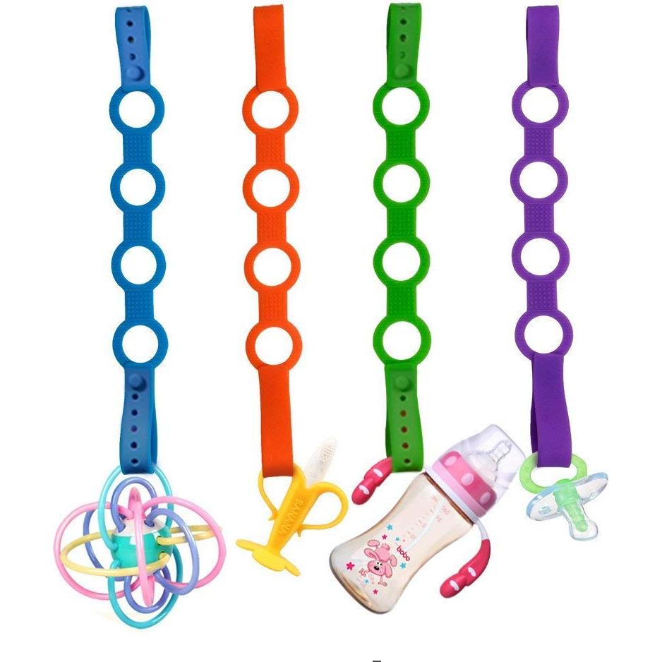 4 Correas de Seguridad de Silicona para Bebés y Niños