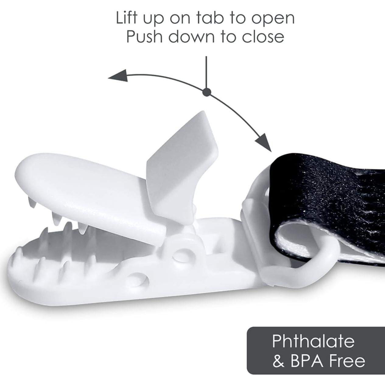 Clips para Chupetes Baby Fanatic 2-Pack NFL Philadelphia Eagles