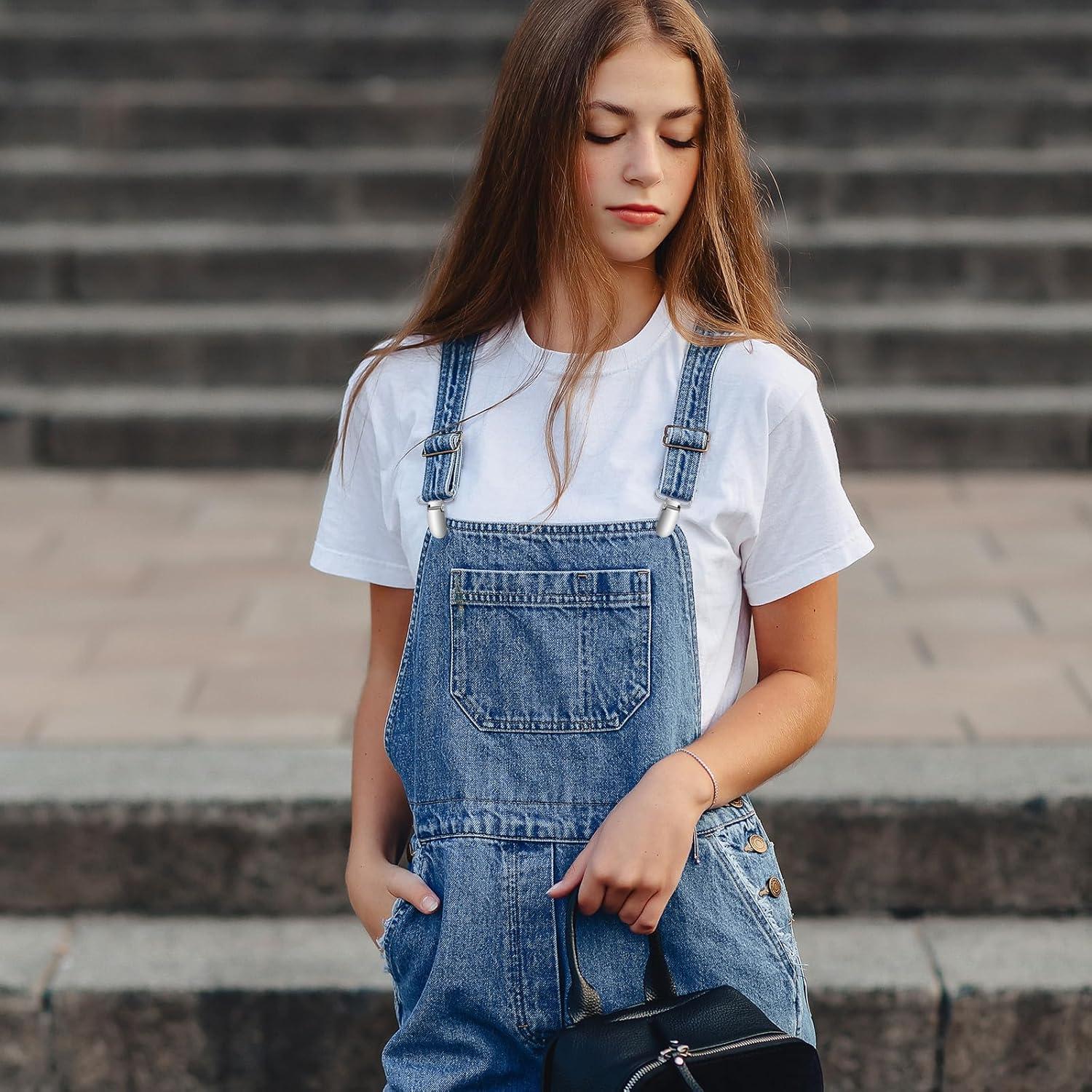 30 Clips de Suspensión Plateados Classicseali 3.9x3.4cm