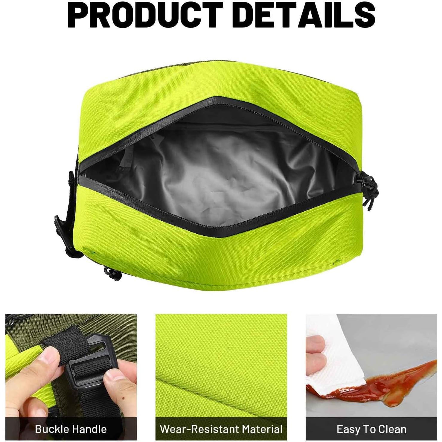 Bolsa de Snack Congelable MIER Verde Oliva 3L Aislada