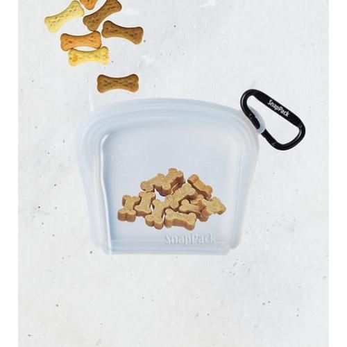 Bolsa de Golosinas para Perros SnapPack 3-Pack Silicona Reutilizable