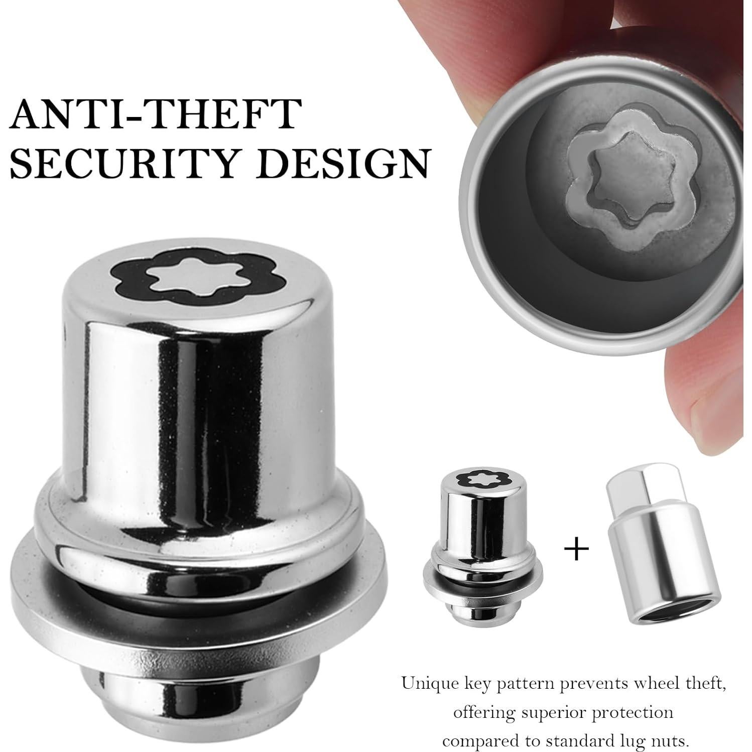 Tuercas de Seguridad Figpade M12x1.5 Antirrobo para Lexus