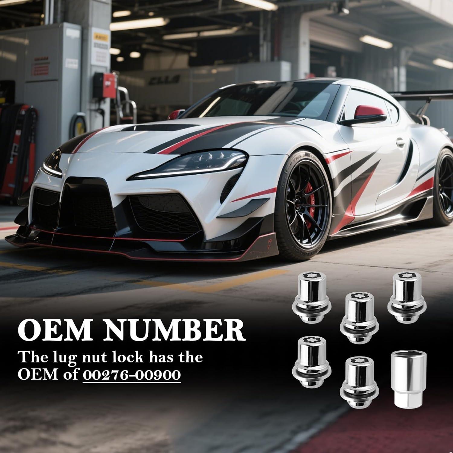 Tuercas de Seguridad Figpade M12x1.5 Antirrobo para Lexus