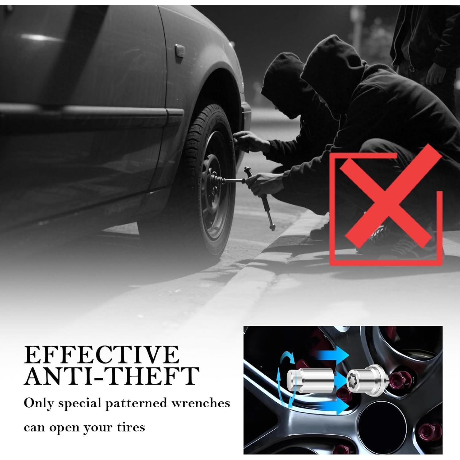 Tuercas de Seguridad Figpade M12x1.5 Antirrobo para Lexus