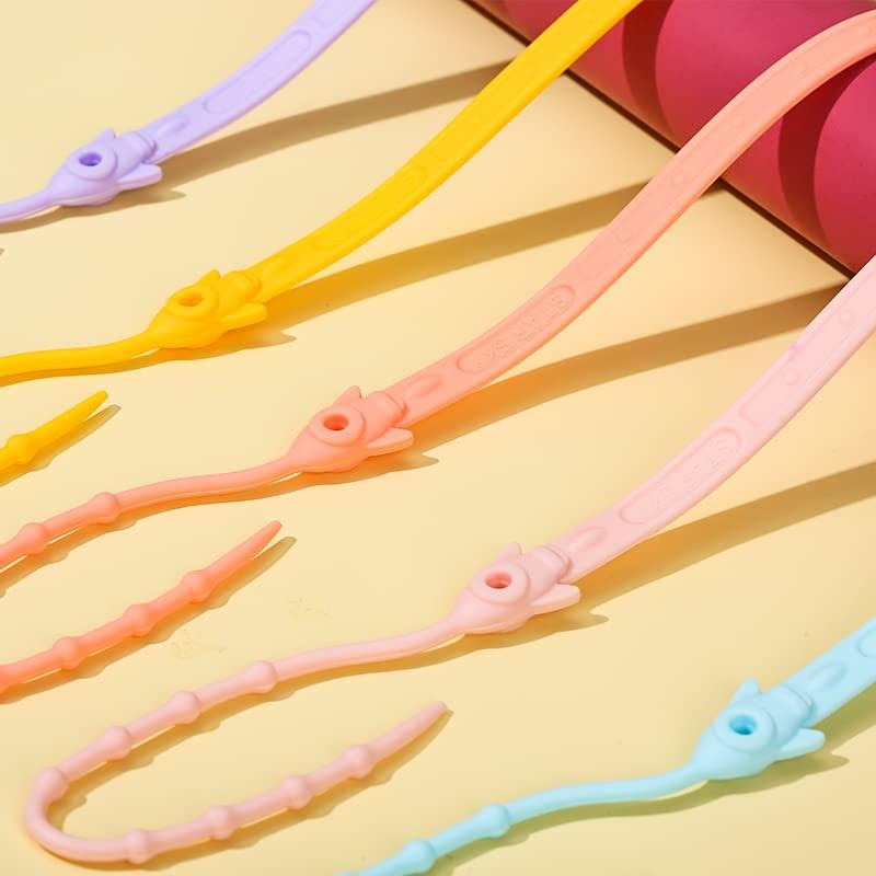 Correas de Juguete de Silicona para Bebés 10 Piezas Ajustables