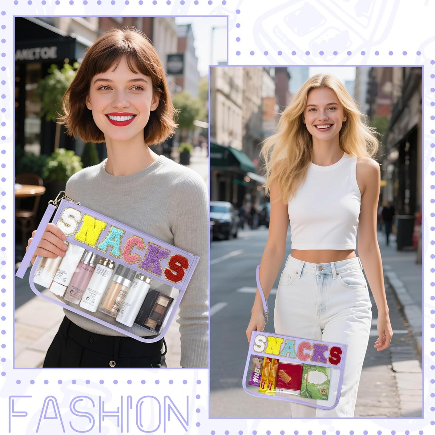 Estuche Cosmético Impermeable WOPIPAL 29.7x21.6cm Púrpura