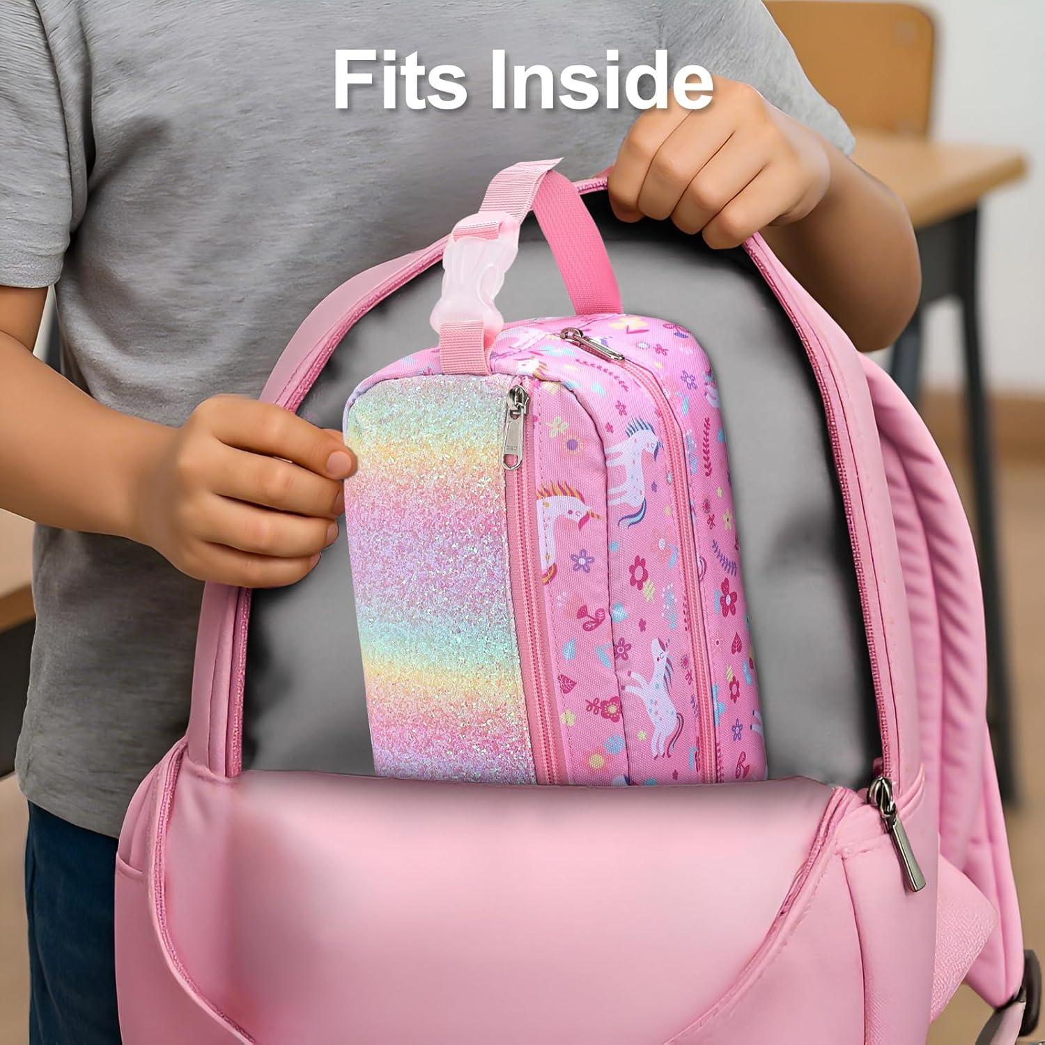 Bolsa de Snacks Aislada Bagseri Unicornio Rosa 3.9L