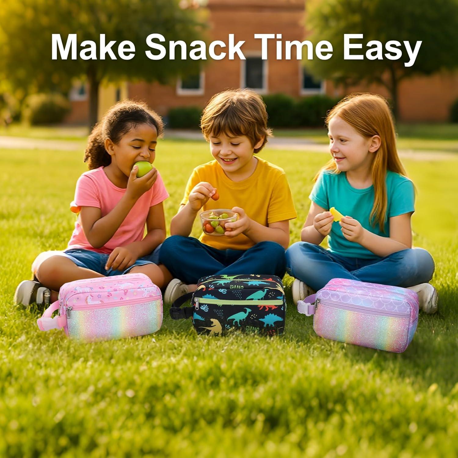 Bolsa de Snacks Aislada Bagseri Unicornio Rosa 3.9L