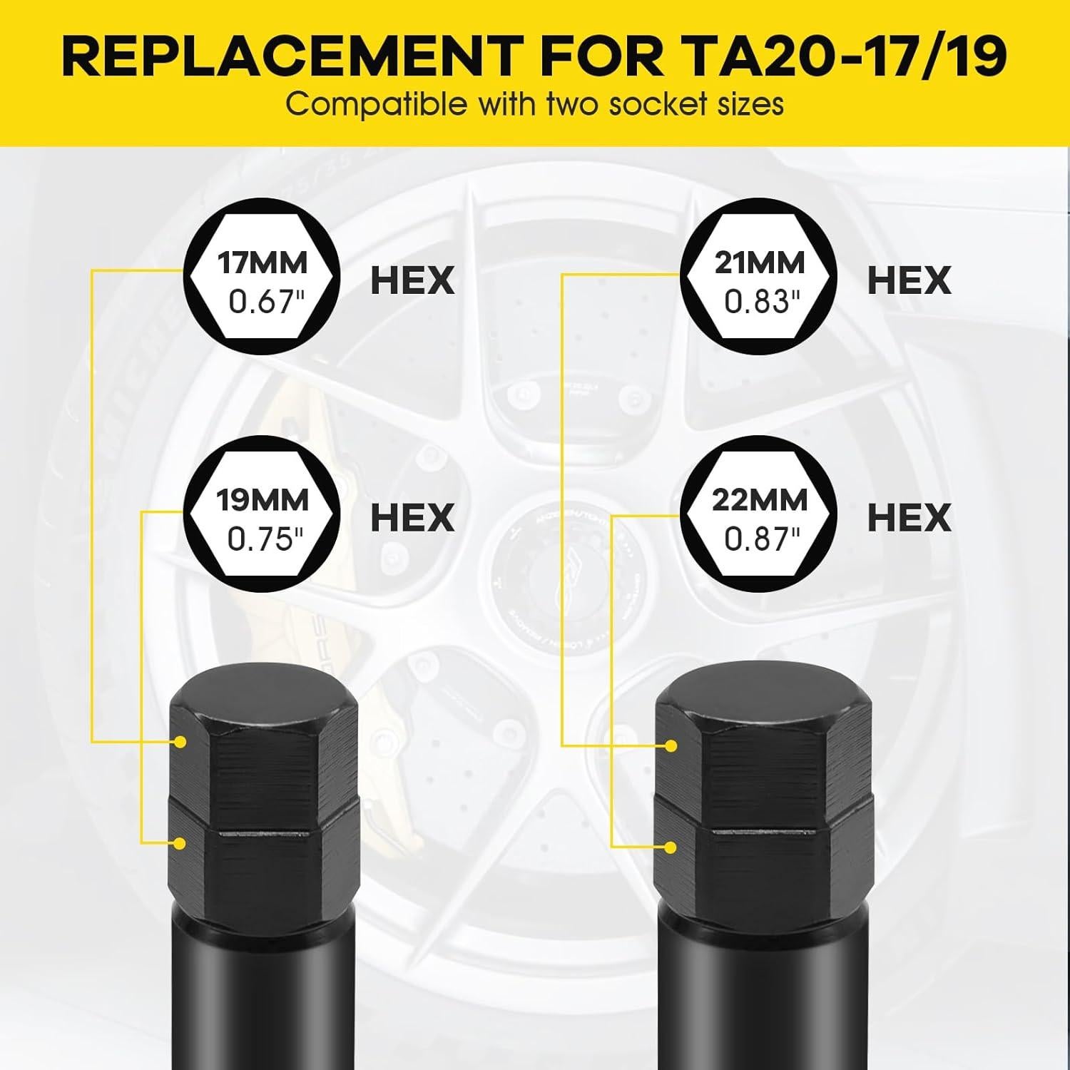 Llave de Tuerca 10 Puntas Canumer TA20-17/19 y TA20-19/21