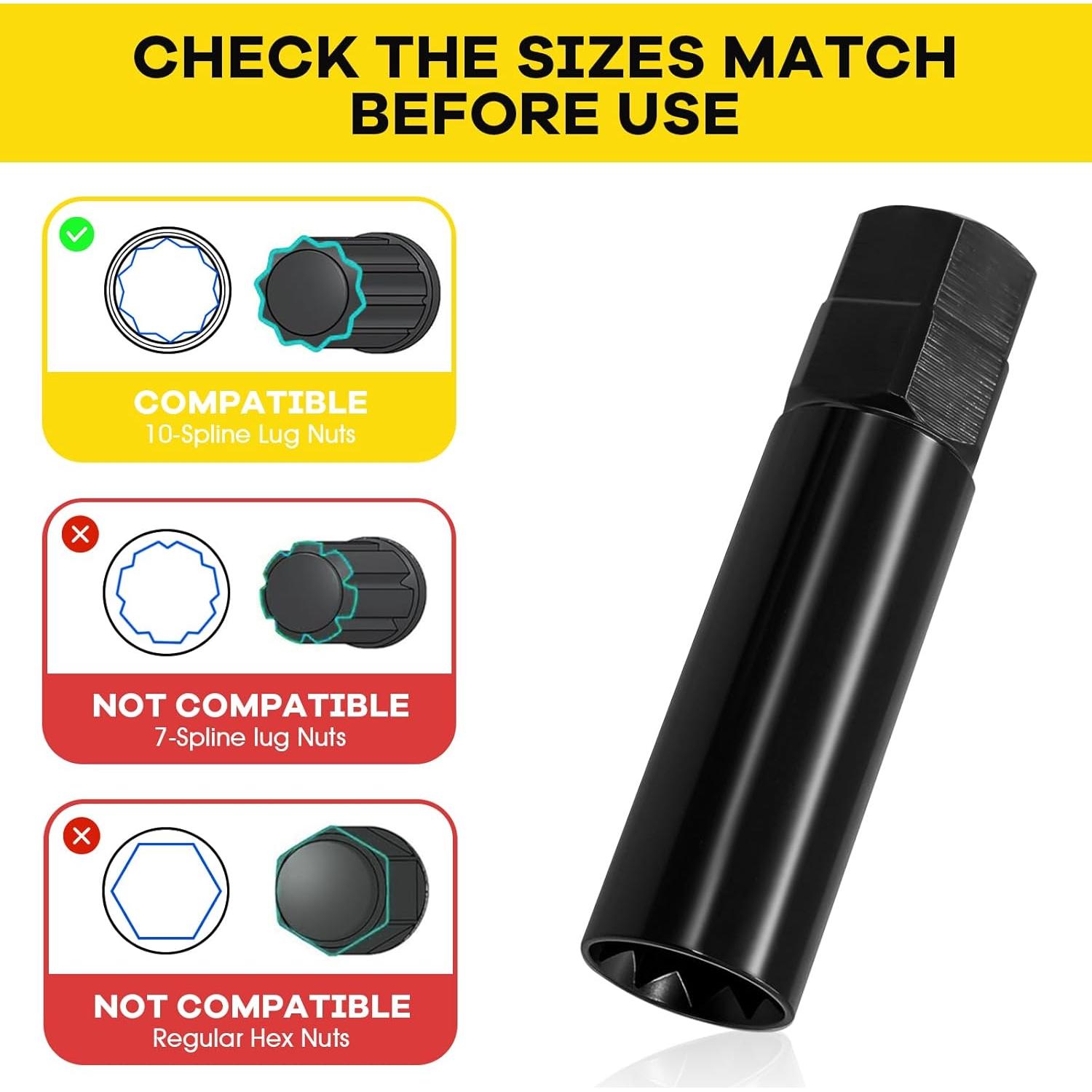 Llave de Tuerca 10 Puntas Canumer TA20-17/19 y TA20-19/21