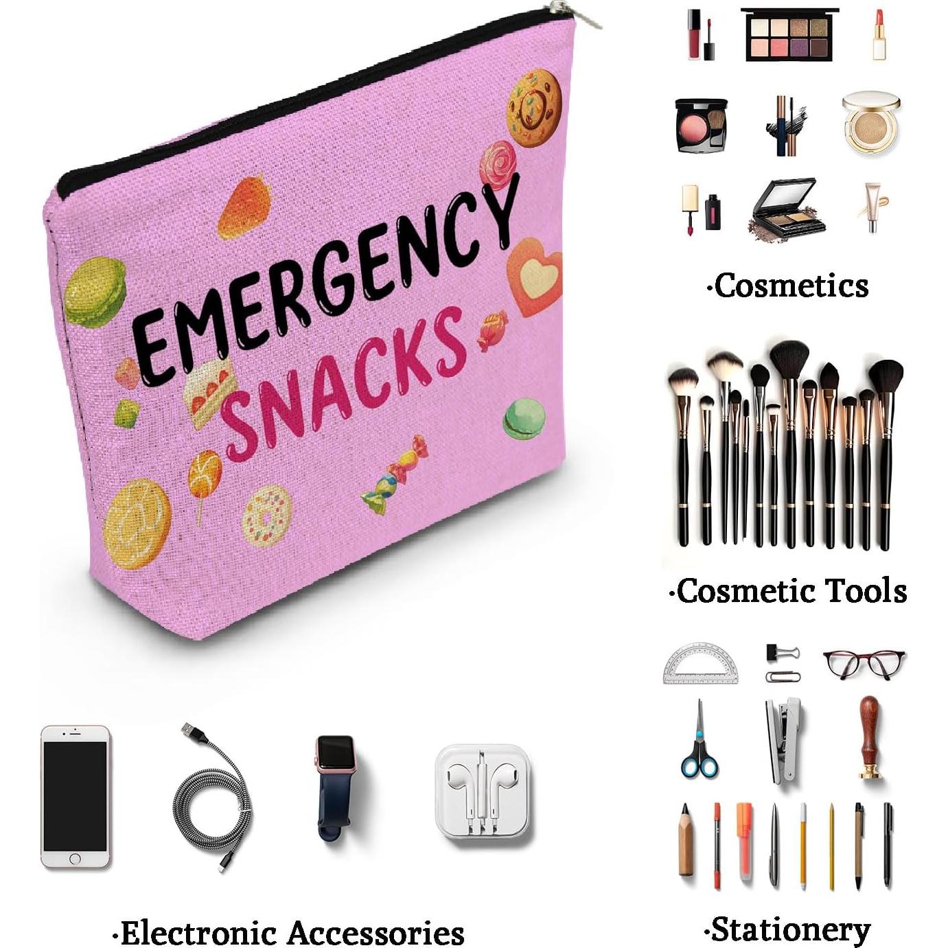 Bolsa Organizadora de Maquillaje y Snacks Lienzo 22.86x17.78cm