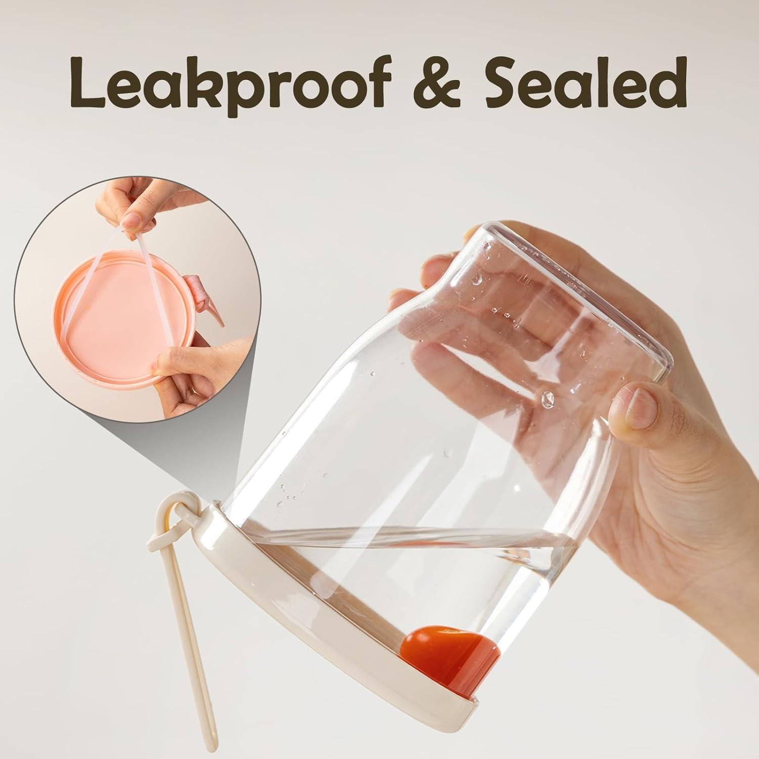 Taza de Fruta de Viaje LoopTime 760ml con Tenedor y Tapa Azul