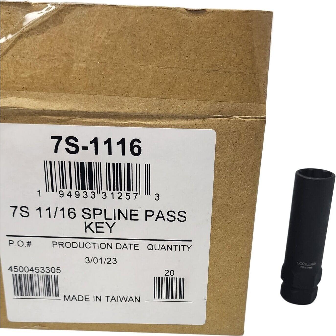 Llave de Pasajero Gorilla Automotive 7S-1116 para Tuercas