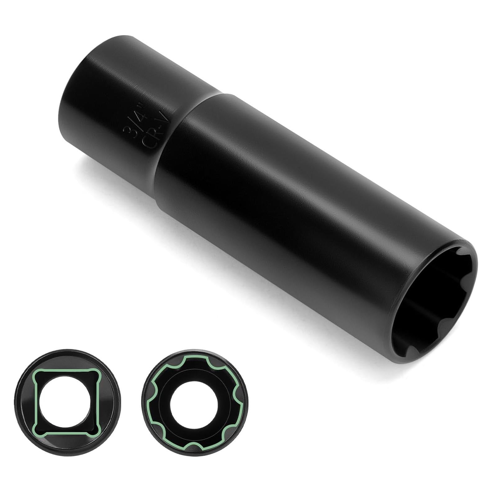 Llave de Tuercas 7 Estrías Glorider 1/2" Acero CR-V Negro