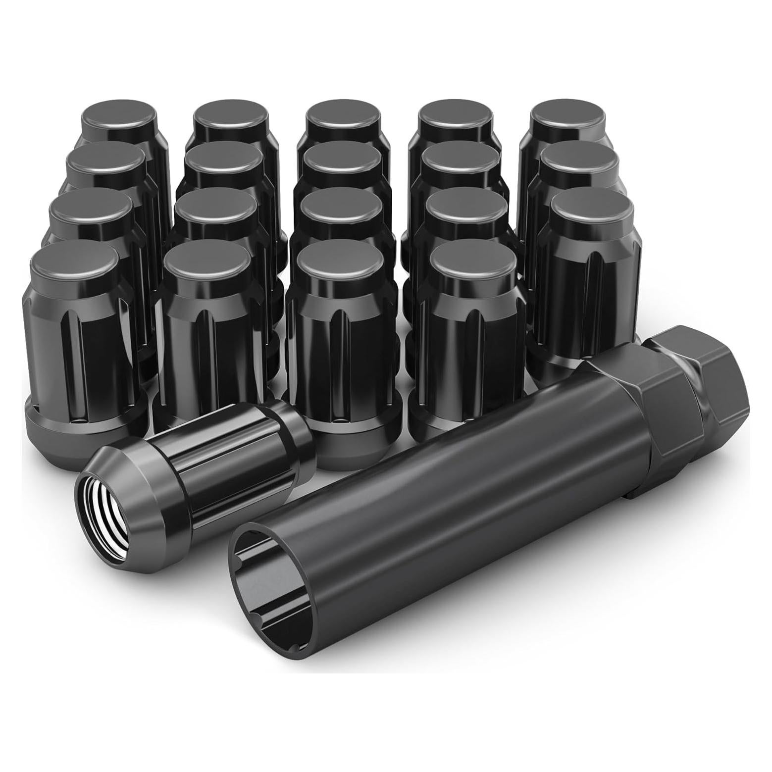 Tuercas de Rueda Caballero Blanco 3807BK-20AM Cromo Negro M12x1.50