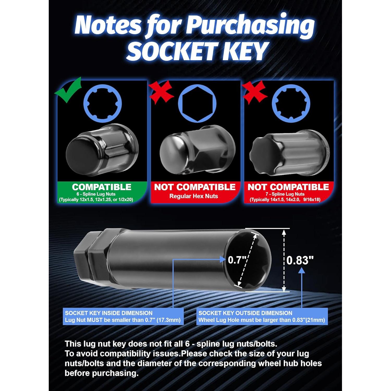 Llave de zócalo 6 puntos SKCOAUTO 19mm y 21mm 2 piezas