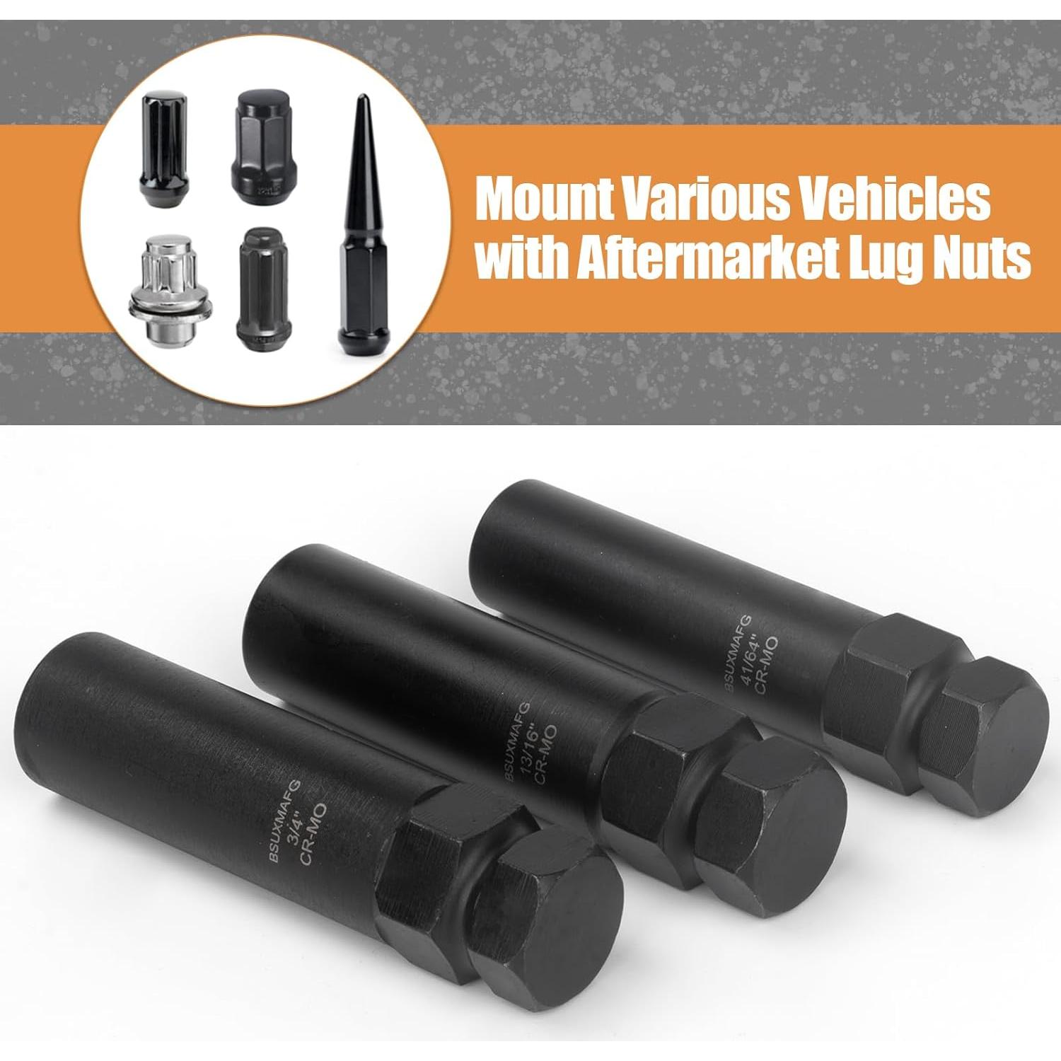 Juego de Herramientas de Bloqueo de Ruedas BSUXMAFG 8 Piezas