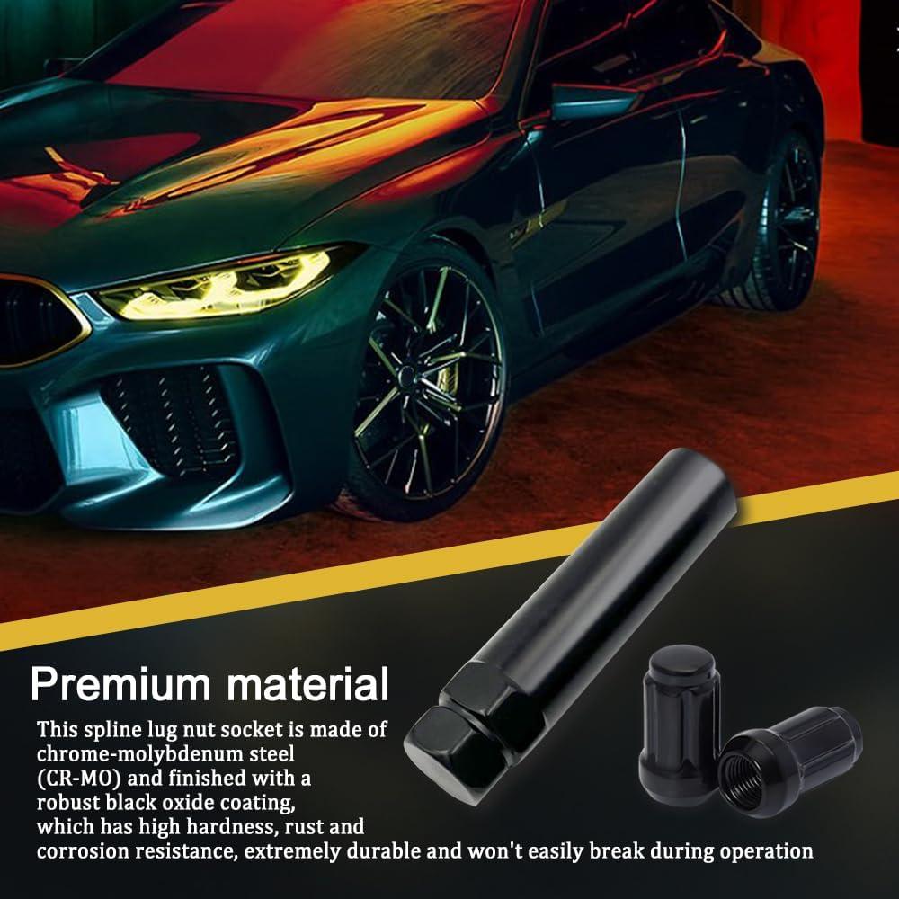 Llave de zócalo CHRYMUM 6 y 7 splines para tuercas de bloqueo