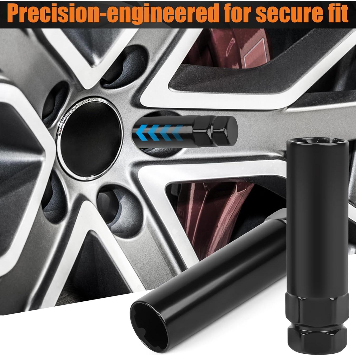 Juego de 2 Piezas para Tuercas de Rueda Builimeer 6 y 7 Esplines