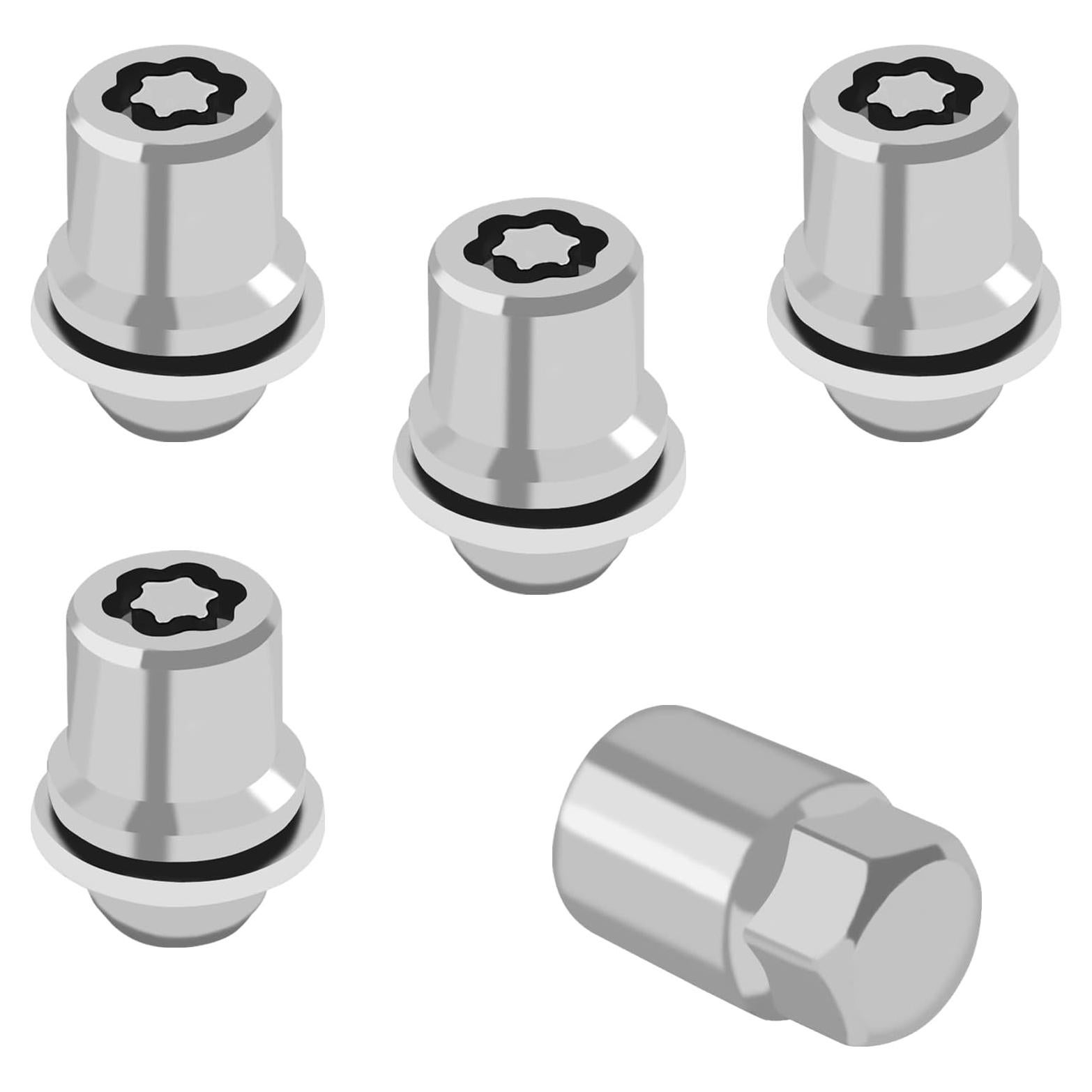 Tuercas de Seguridad para Ruedas QQWD M12x1.5 para Toyota y Lexus