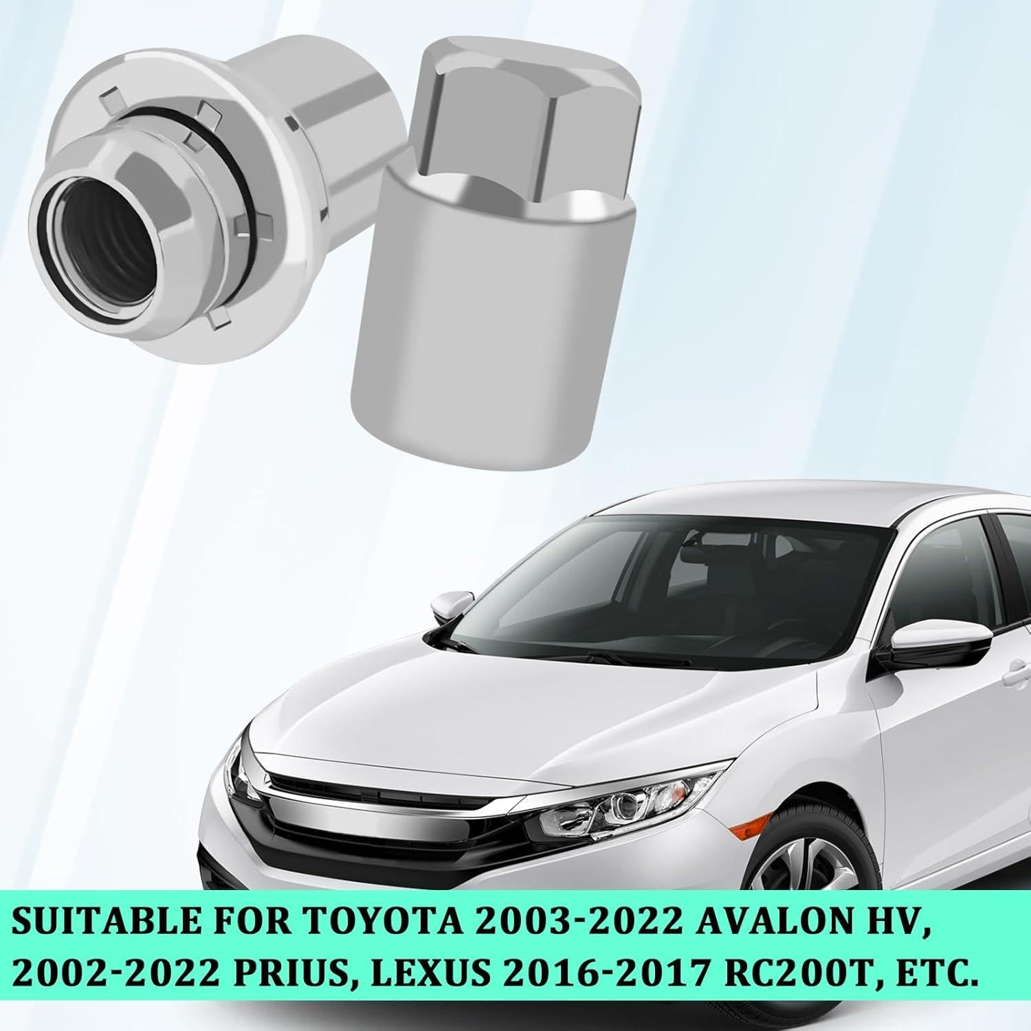 Tuercas de Seguridad para Ruedas QQWD M12x1.5 para Toyota y Lexus