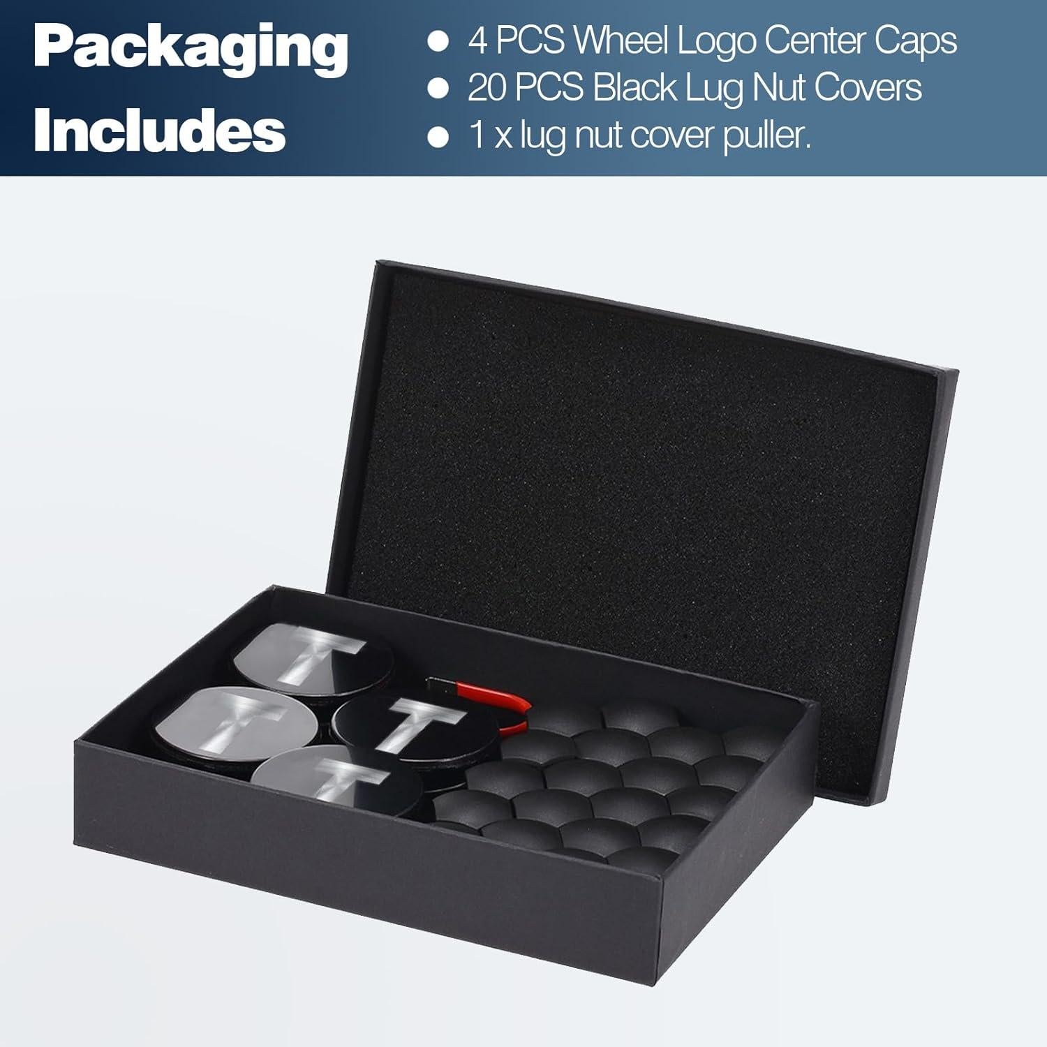 Kit de tapa central de rueda Maoppang para Tesla Model 3/Y/S/X