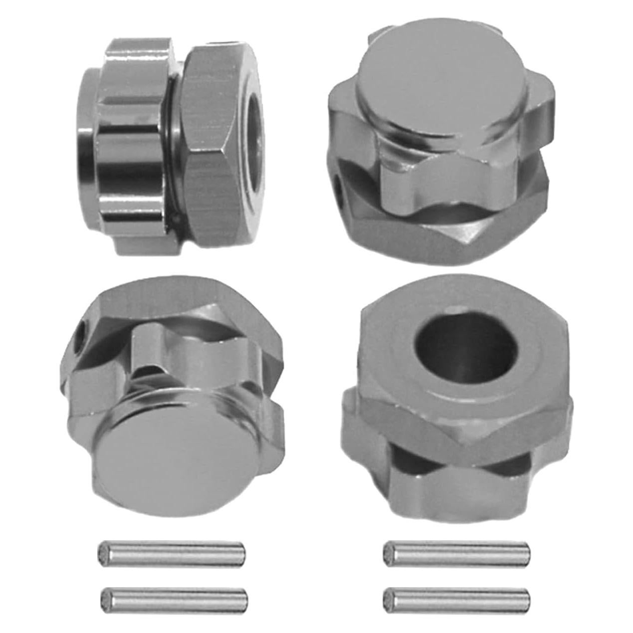 4 Tuercas de Eje de Rueda Aluminio Vgoohobby M17 17mm Titanio