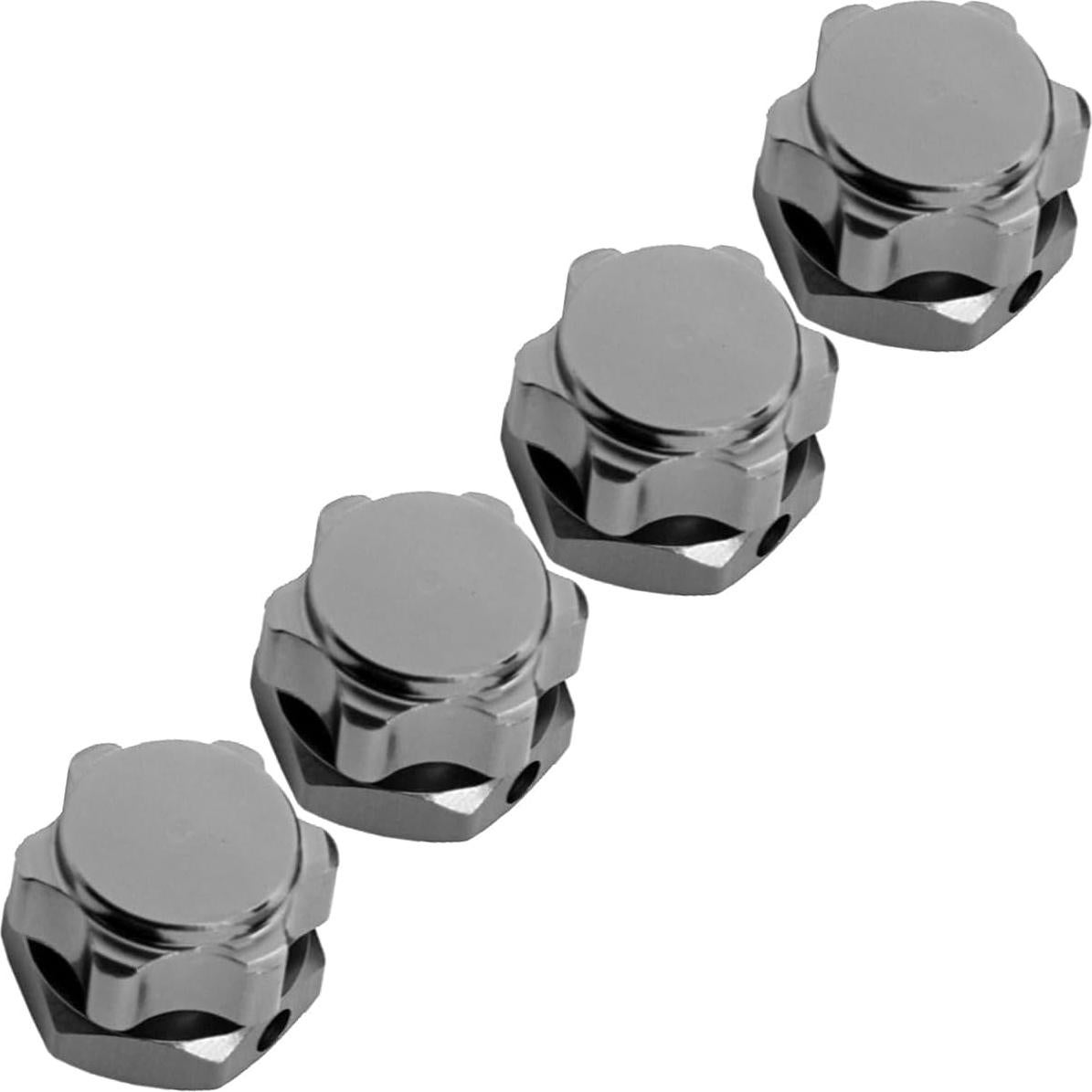4 Tuercas de Eje de Rueda Aluminio Vgoohobby M17 17mm Titanio