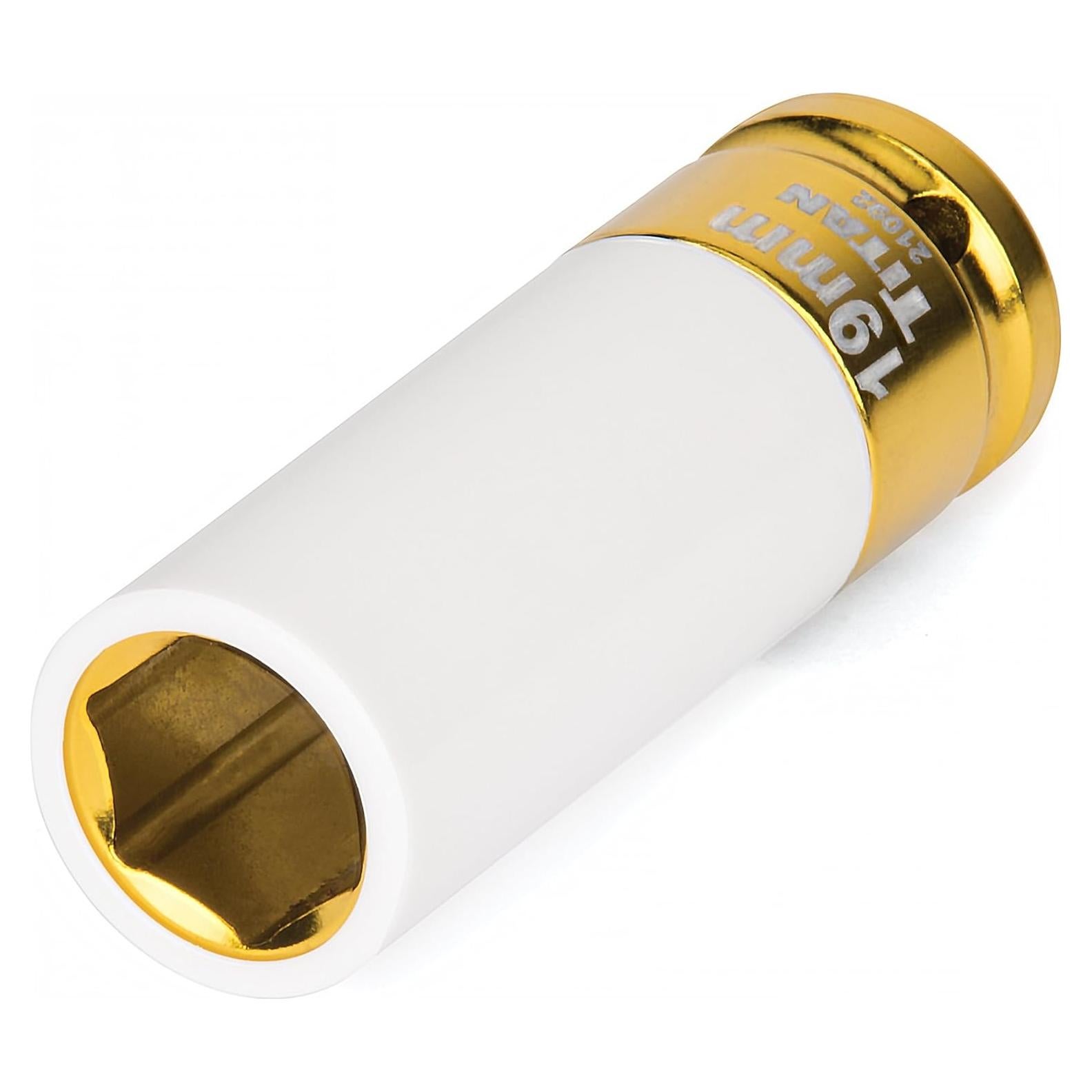 Socket de Impacto Profundo Titan 19mm 1/2" Drive Acero