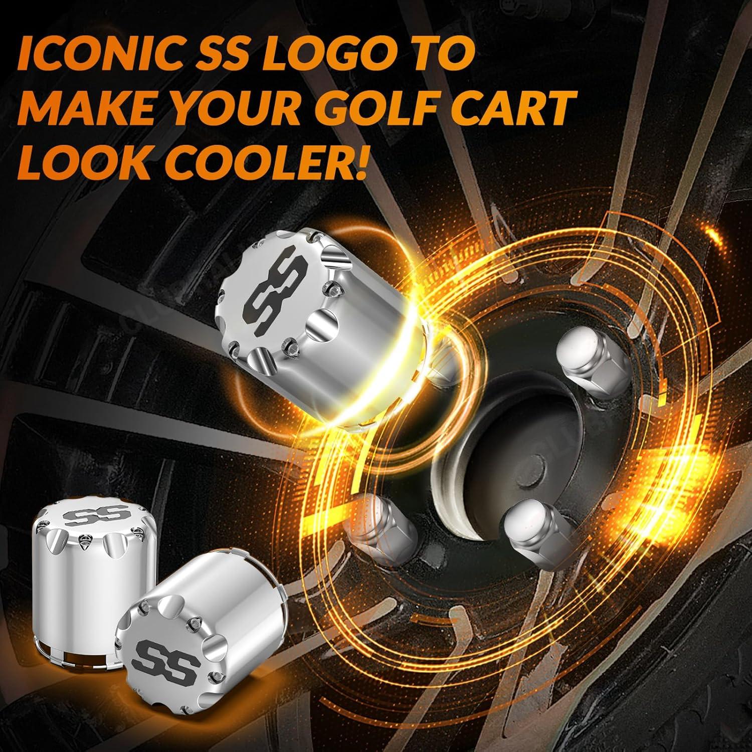 Kit de Tapas de Centro y Tuercas de Rueda CLUBRALLY 20 PCS