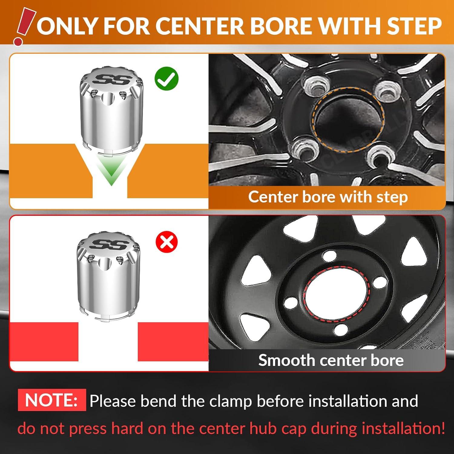 Kit de Tapas de Centro y Tuercas de Rueda CLUBRALLY 20 PCS