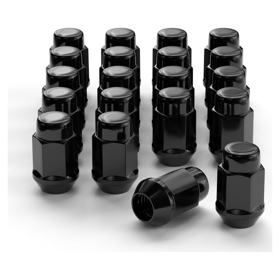 20 Tuercas de Bulge Acorn de Cierre FLYCLE 19mm Negro