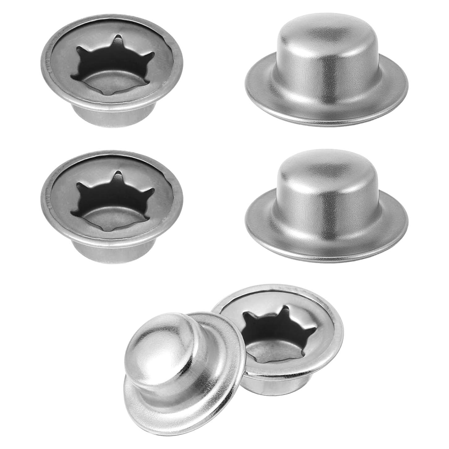 Juego de 6 Tapas de Eje de 9 mm FdcLixuvol - Acero de Resorte