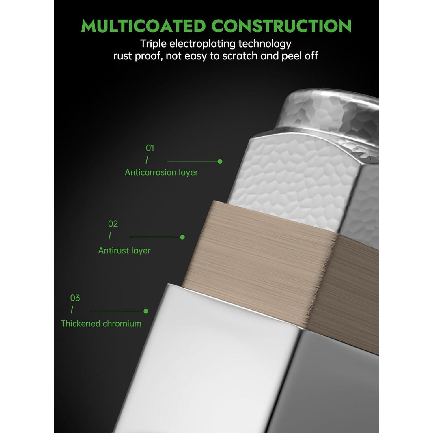 Tuercas de Rueda M12x1.5 Cromadas AUTOPTIM - 20 Piezas