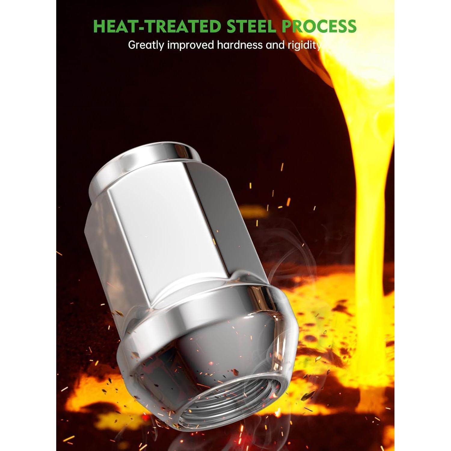 Tuercas de Rueda M12x1.5 Cromadas AUTOPTIM - 20 Piezas