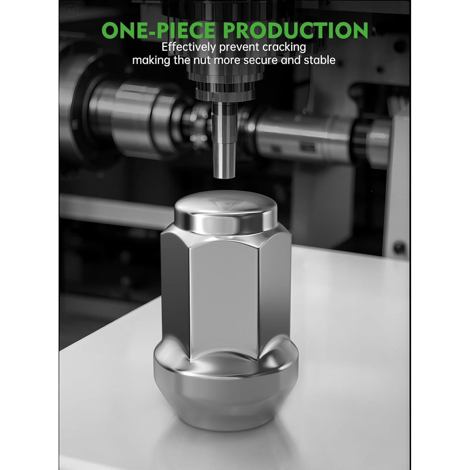 Tuercas de Rueda M12x1.5 Cromadas AUTOPTIM - 20 Piezas