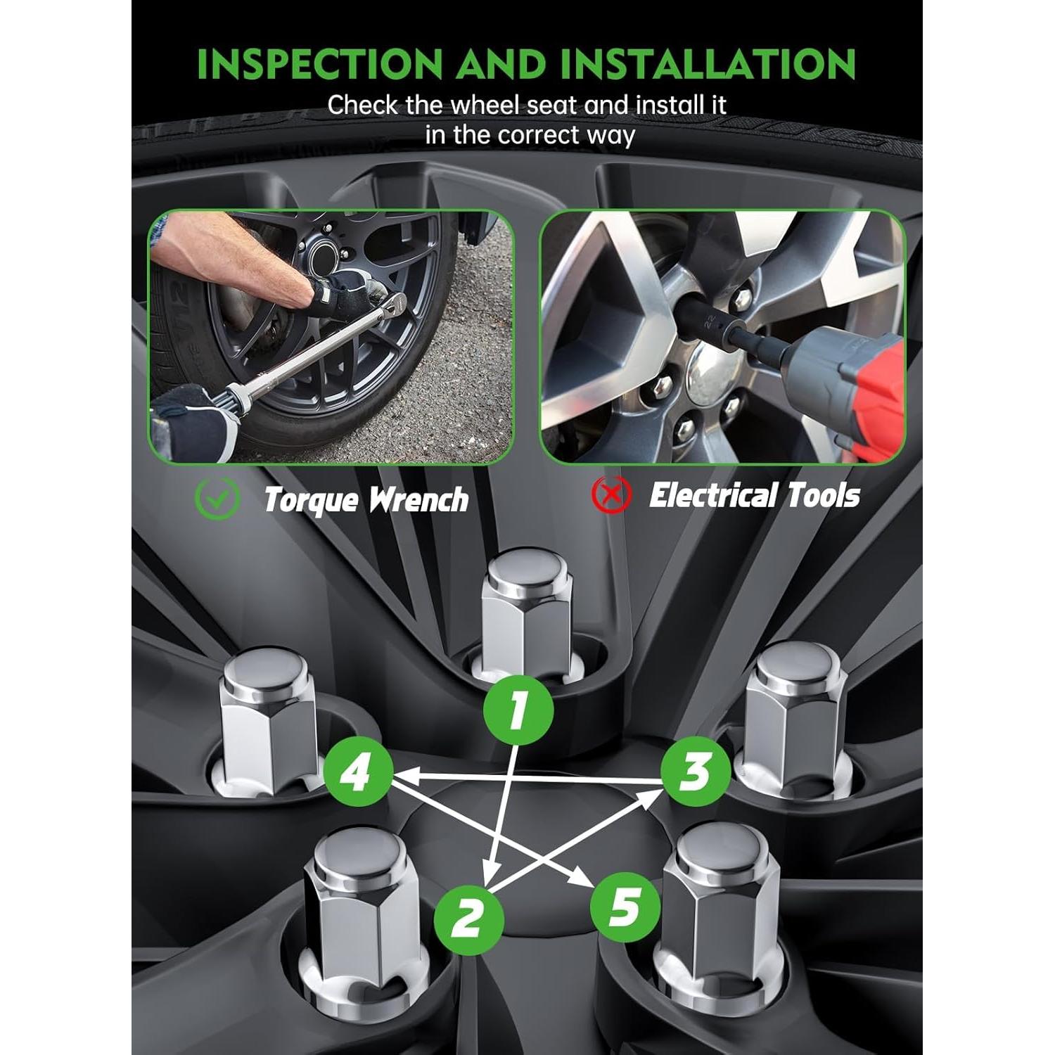 Tuercas de Rueda M12x1.5 Cromadas AUTOPTIM - 20 Piezas