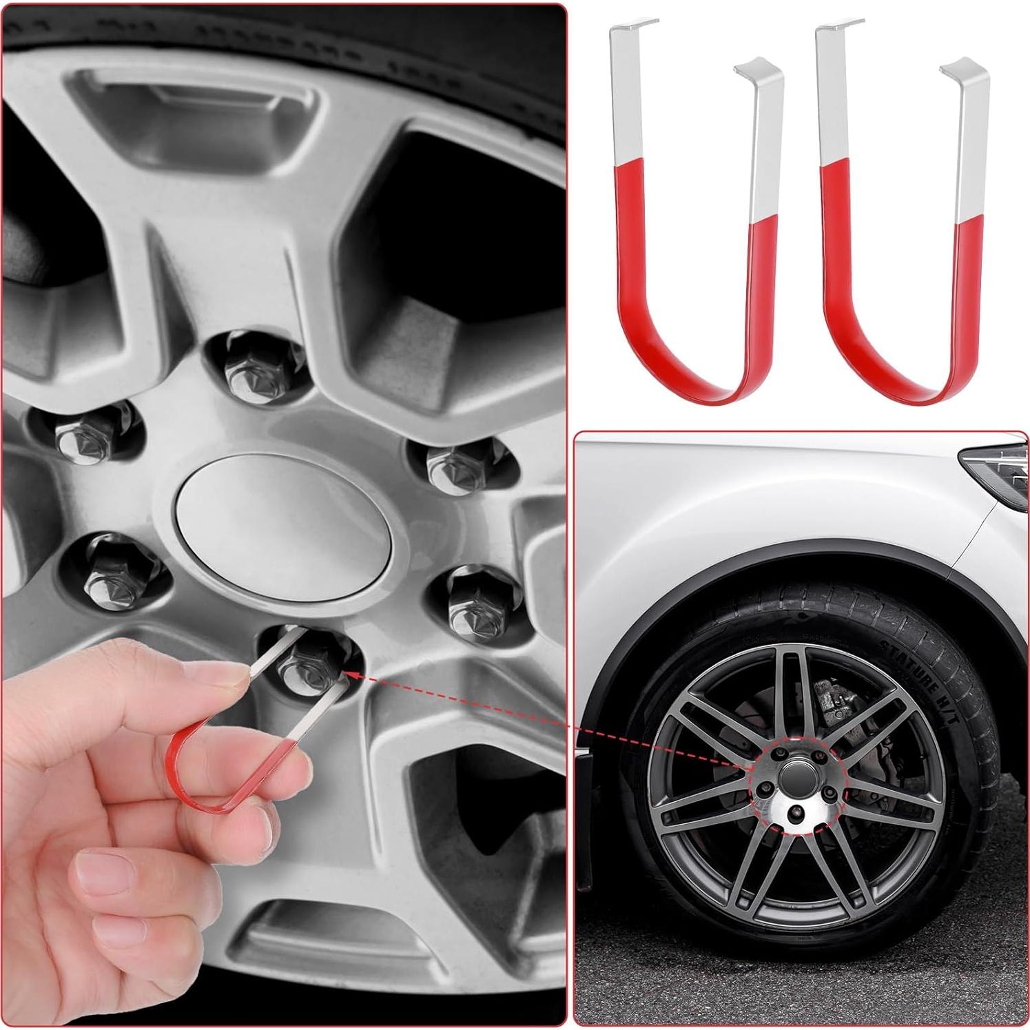 Juego de 6 herramientas Gtziqa para quitar cubiertas de tuercas