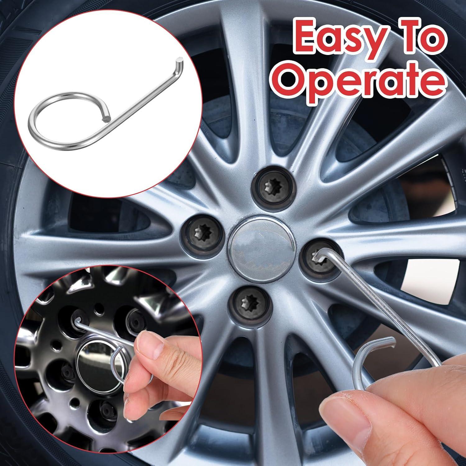 Juego de 6 herramientas Gtziqa para quitar cubiertas de tuercas