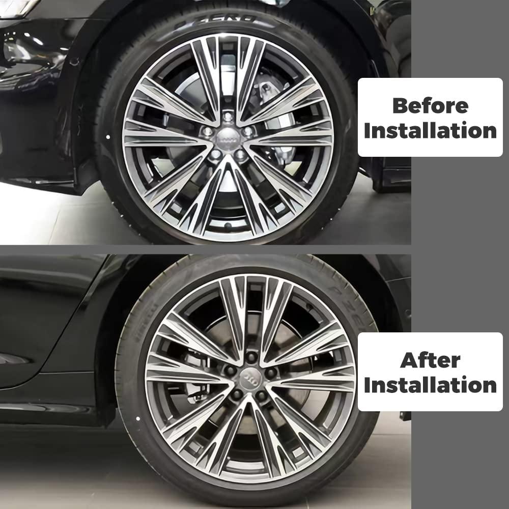 Tapas de Tuerca de Rueda Mtsooning 21 Pcs 2.11x2.51 cm Negro