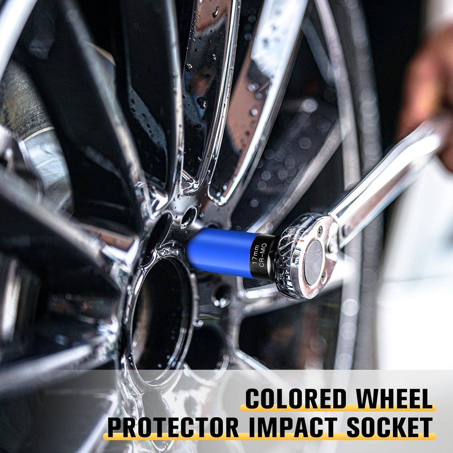 Juego de Enchufes de Rueda BOEN 17mm Acero Cr-Mo 6 Puntos