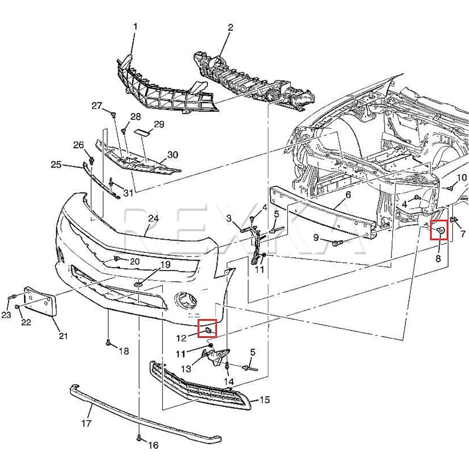 Kit de Tornillos y Tuercas U M4.2-1.41 para GM y Ford