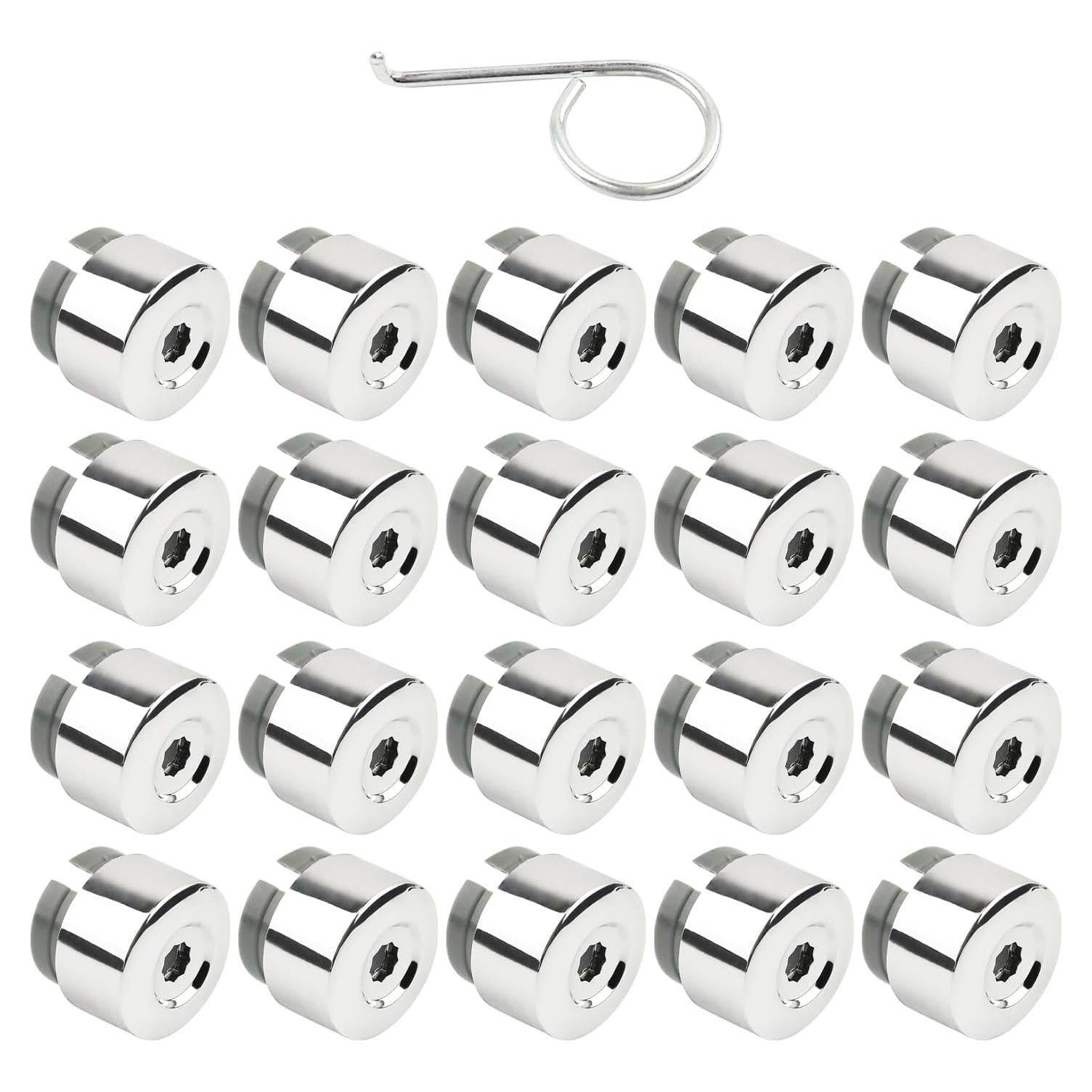 20 Piezas Tapa de Tuerca de Rueda Zelven para Volkswagen Touareg