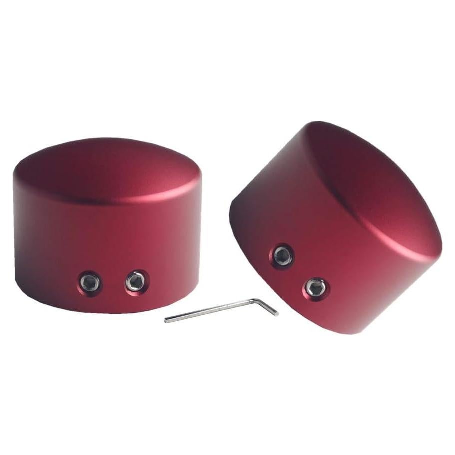 Cubierta de Eje Delantero JGR para Harley Davidson - Rojo