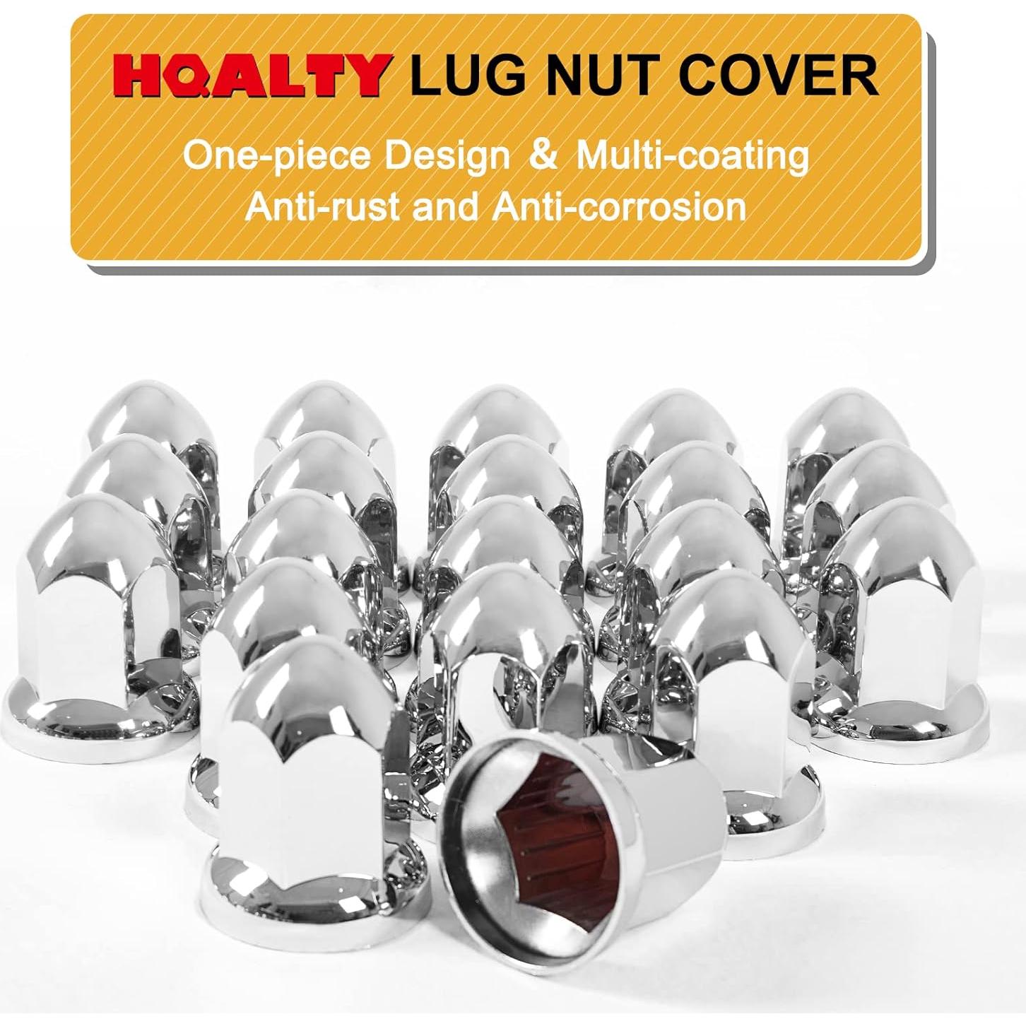 Cubiertas de Tuerca para Camiones HQALTY 33mm Cromadas 40 Pcs
