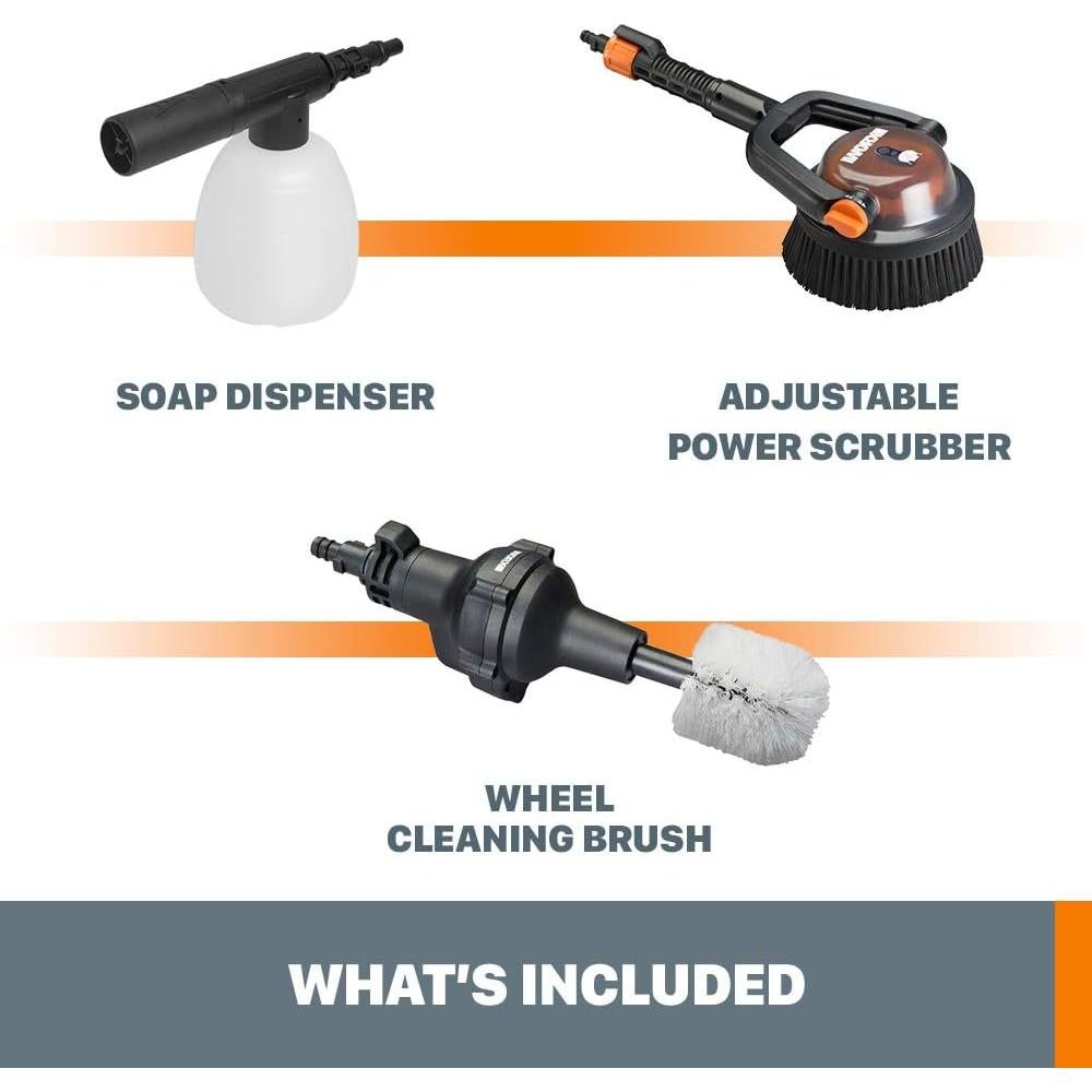 Kit de Limpieza para Autos y Botes WORX Hydroshot WA4071