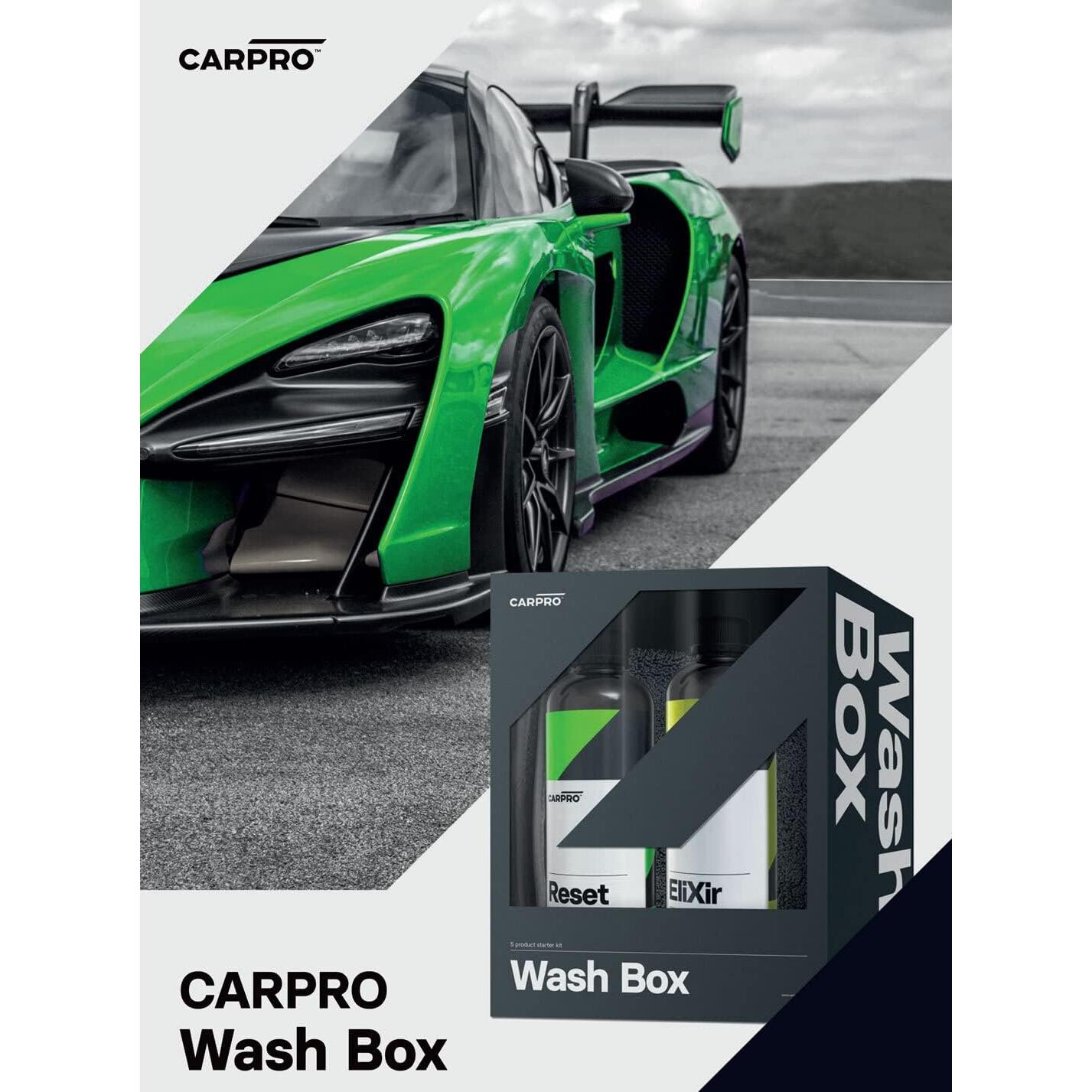 Kit de Limpieza de Auto CARPRO Wash Box - 5 Productos