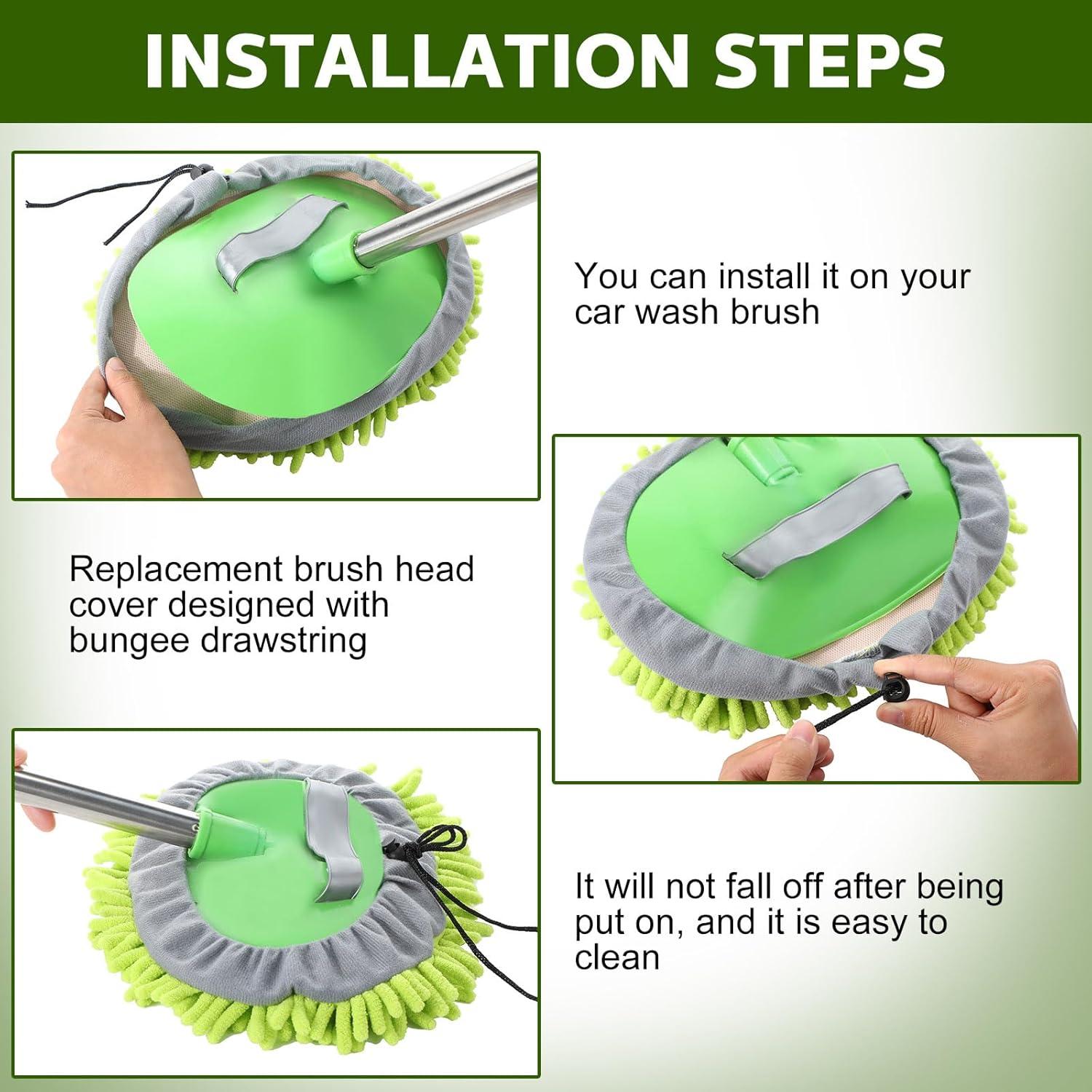 Set de 5 Guantes de Lavado de Autos Layhit Microfibra Multicolor