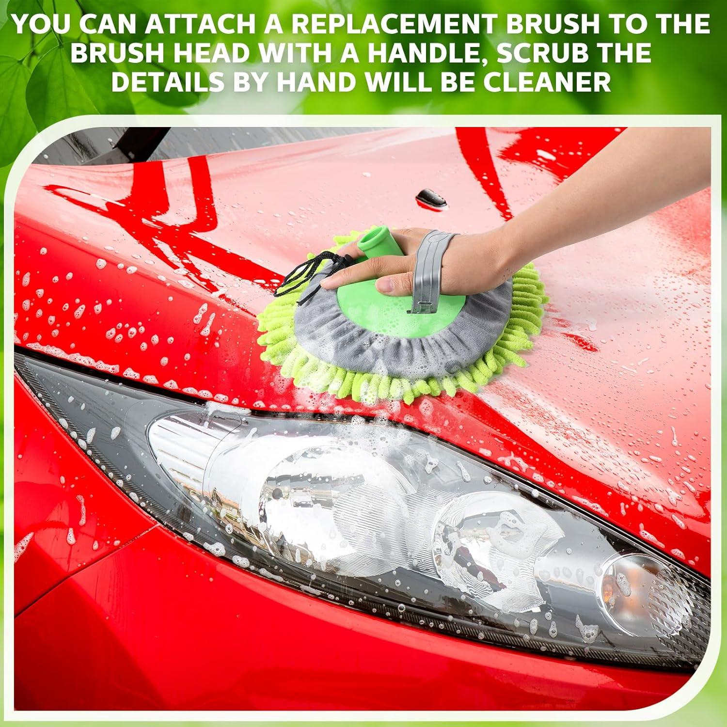 Set de 5 Guantes de Lavado de Autos Layhit Microfibra Multicolor