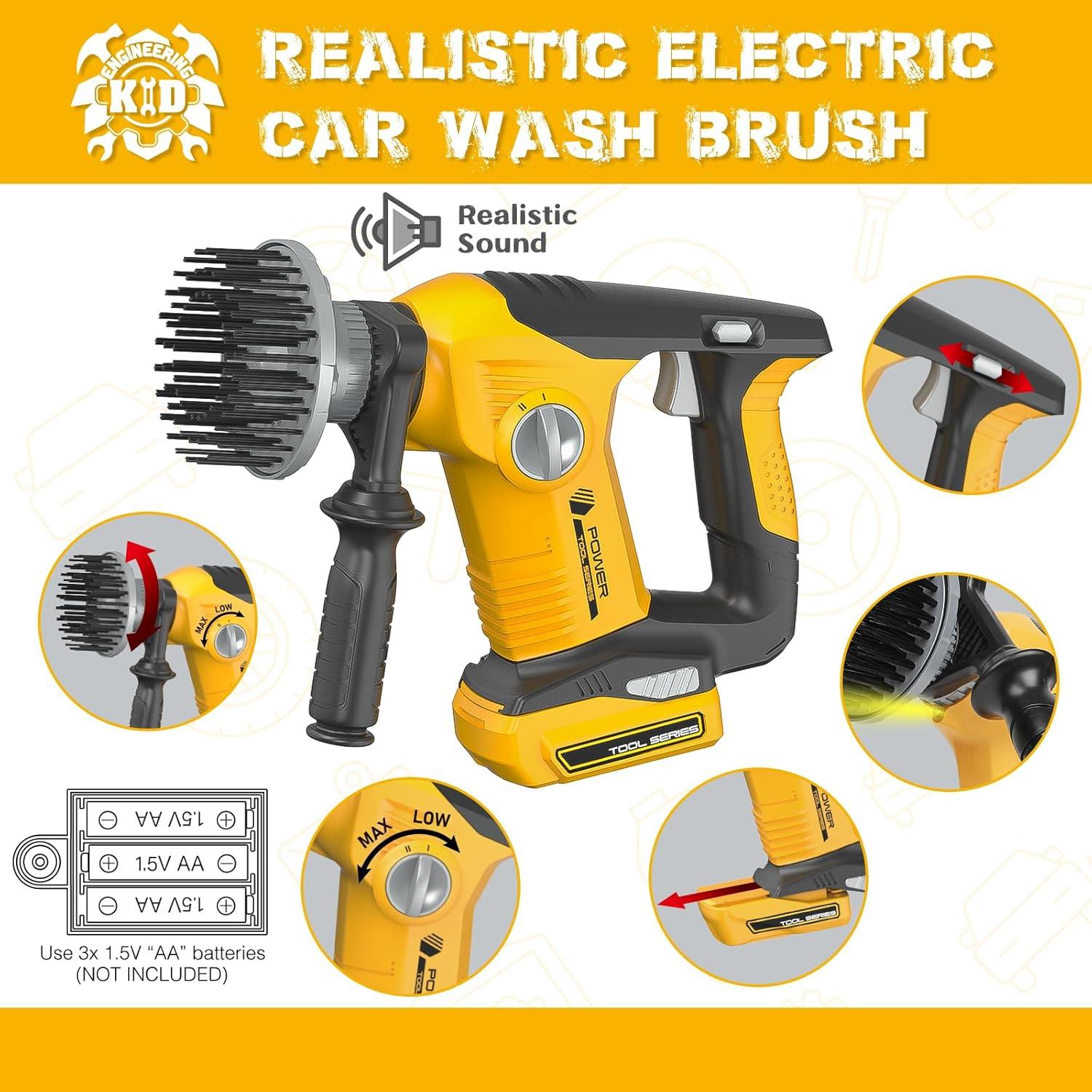 Juego de Lavado de Autos Eléctrico WishaLife para Niños